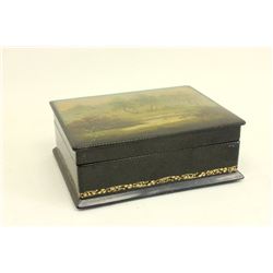 Russian Lacquered Scenic Box