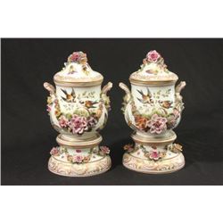 Pair of German Cash Pots