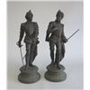 Pair of White Metal Figures, "The Duet"