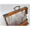 Image 3 : Oak Tantalus Set with 3 Crystal Bottles