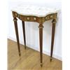 Image 2 : Pair of Marble Top Console Tables