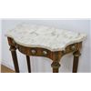 Image 3 : Pair of Marble Top Console Tables