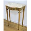 Image 4 : Pair of Marble Top Console Tables