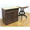 Image 1 : Victorian Marble Top Table &  Marble Top Washstand