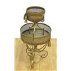 Image 1 : Gilt Wrought Iron Tassel Planter