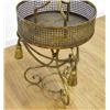 Image 2 : Gilt Wrought Iron Tassel Planter