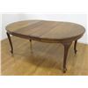 Image 1 : Queen Anne Round Oak Table With 3 leaves