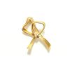 Image 1 : 18K Bow Pin with Diamonds
