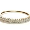 Image 2 : 14k Gold & Diamond Bracelet