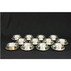 Unusual Set of "Shreve & Co" Bowls & Underplates