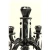 Image 3 : Pair of Cobalt Glass 5 arm Candelabra