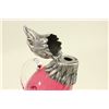 Image 3 : Cranberry Glass & Silver Plate Bird Form Jug