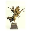 L. Chalon, Bronze Female Warrior on Horse