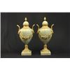 Pair Ormolu & Bronze Mounted Marble Casolettes