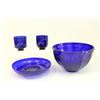 Image 2 : Lot of Blue Glass