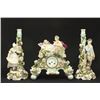 Image 1 : Zitzeldorf Porcelain Figural Clock Set