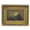 Image 2 : Attributed to Edward Moran, "Moonlit Harbor"