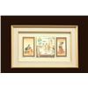 Image 1 : 3 Indian Watercolors mounted in Di Frame