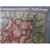 Image 3 : Handmade Red Carpet with Green Border