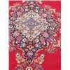 Image 3 : Red Persian Rug Center Medallion Kashan Carpet