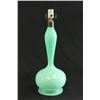 Image 1 : Murano Green Swirl Glass Lamp