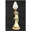 Image 7 : Pair of Figural Spelter Cherub Table Torch Lamps