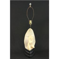 Art Deco Alabaster Lamp