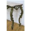 Image 3 : Baroque Style Marble Top Console Table