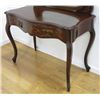 Image 3 : Mahogany Vanity With Swivel Mirror & Stool