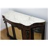 Image 3 : Marble Top Rosewood Victorian Sideboard