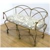Image 1 : Tassel Gilt Metal Bench
