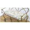 Image 2 : Tassel Gilt Metal Bench