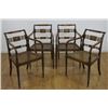 Image 1 : 2 Pair Adam Style Arm Chairs with Cane Seats