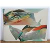 Image 1 : Peter Kitchell, Pair of Mixed Media Abstracts