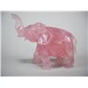 Image 3 : Chinese Rose Quartz Elephant