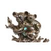 Image 3 : Carved Boulder Opal Stone Koala & Cub