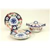 Image 1 : Pair of Old Imari Plates & New Imari Serving Bowl