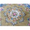 Image 2 : Chinese Round Gold Floral Carpet