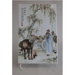 Chinese Porcelain Plaque