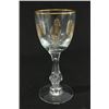 Image 7 : Set of Gilt & Cut Glass French Crystal Stemware