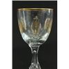Image 8 : Set of Gilt & Cut Glass French Crystal Stemware