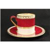 Image 2 : Wedgwood Ulander ruby demitasse cups & saucers