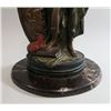 Image 5 : 2 Bronze Clad Contemporary Figures on Marble Bases