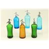 Image 1 : 6 Colored Seltzer Bottles