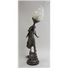 Image 3 : Metal Figural Torch Lamp