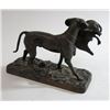 Image 4 : After Barye, Dog with Bird, Bronze