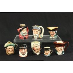 8 Royal Doulton Character Jugs & Lighters