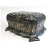 Image 1 : 19th c Papier Mache Sewing Box