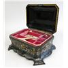 Image 2 : 19th c Papier Mache Sewing Box