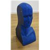 Image 3 : Plaster Bust Painted Blue